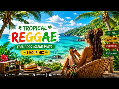 Tropical Reggae Flow 🌴 Feel Good Island Music to Relax, Drift & Unwind