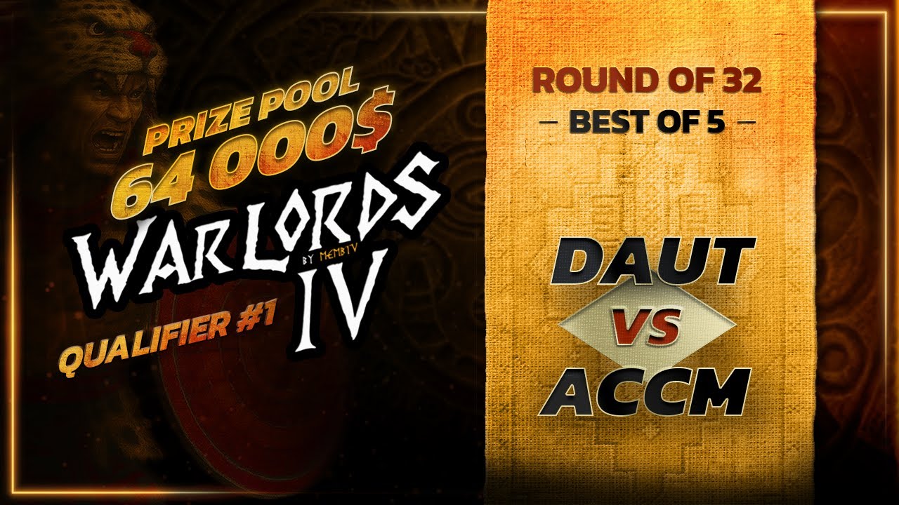 AOE 2 - WARLORDS IV - QUALIFICATIONS SEMAINE 1 - DAUT vs ACCM - DECIDER