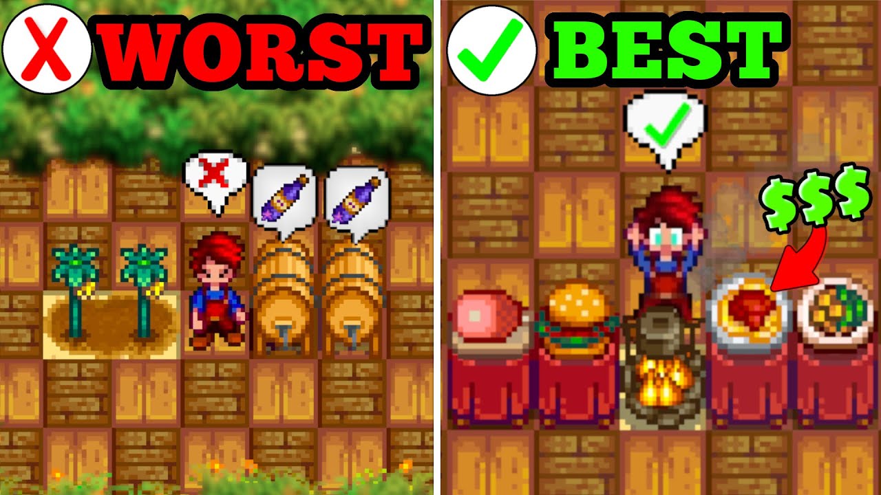 Stardew Valley 8 CRAZY Ways To Make Money YouTube