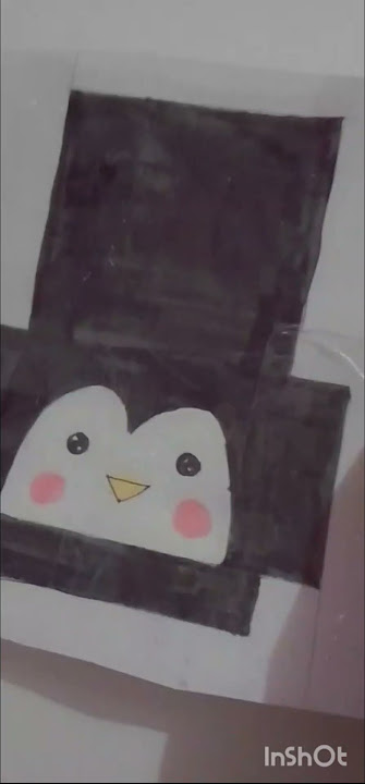penguin paper squishy🐧/#diy #idea #squishy