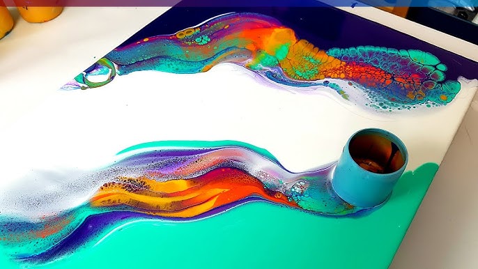 720 Acrylic Pouring for Beginners ideas in 2024