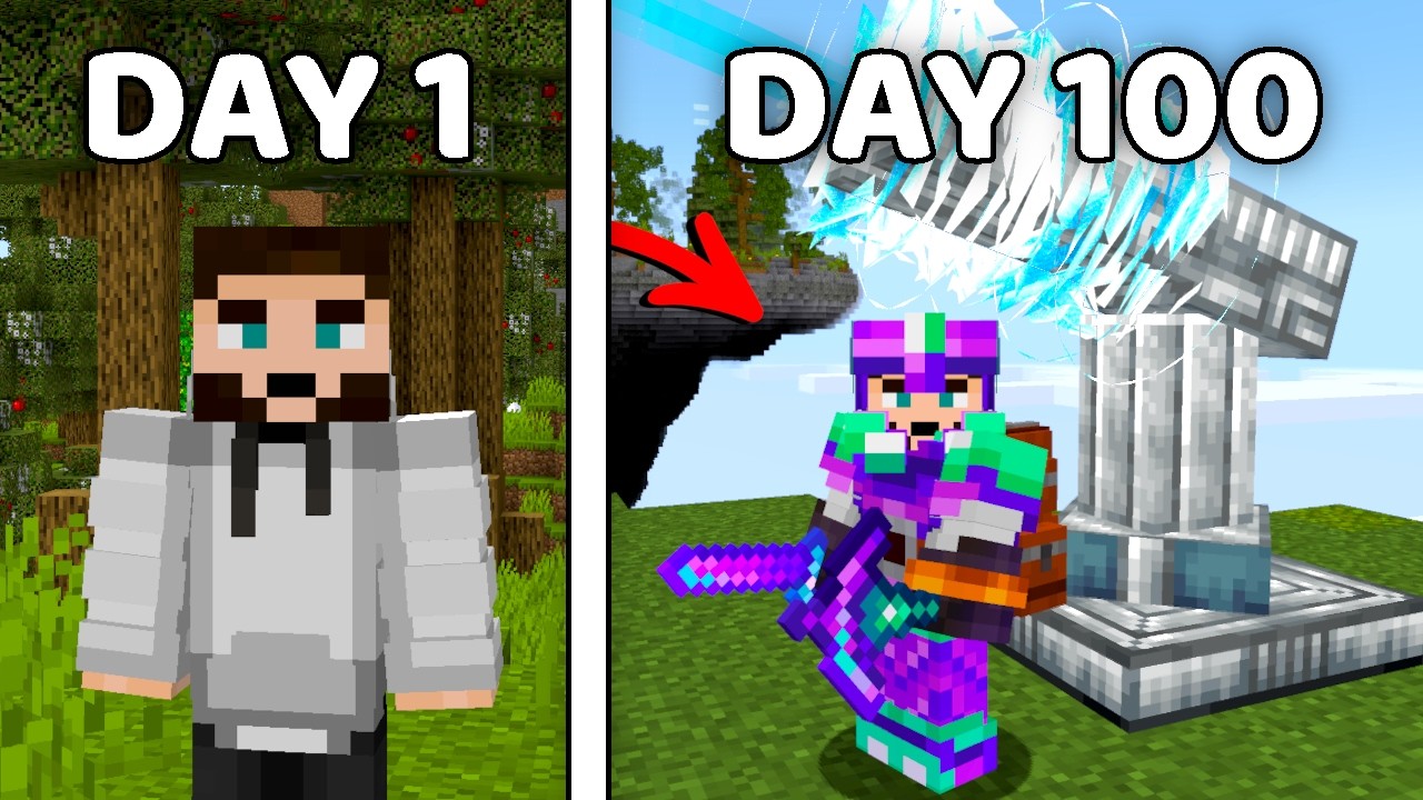 The ULTIMATE 100 Days Spent in ALL THE MODS 10! - Full Movie