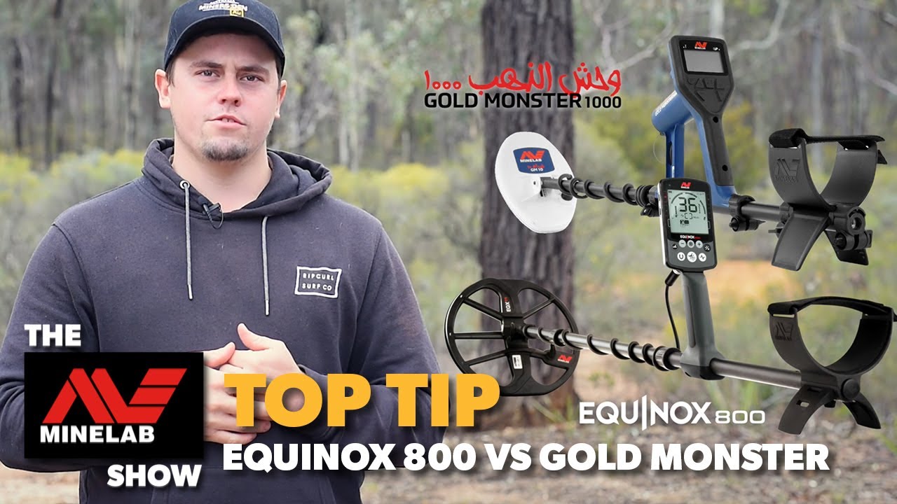Minelab GOLD MONSTER vs EQUINOX 800 Metal Detector YouTube