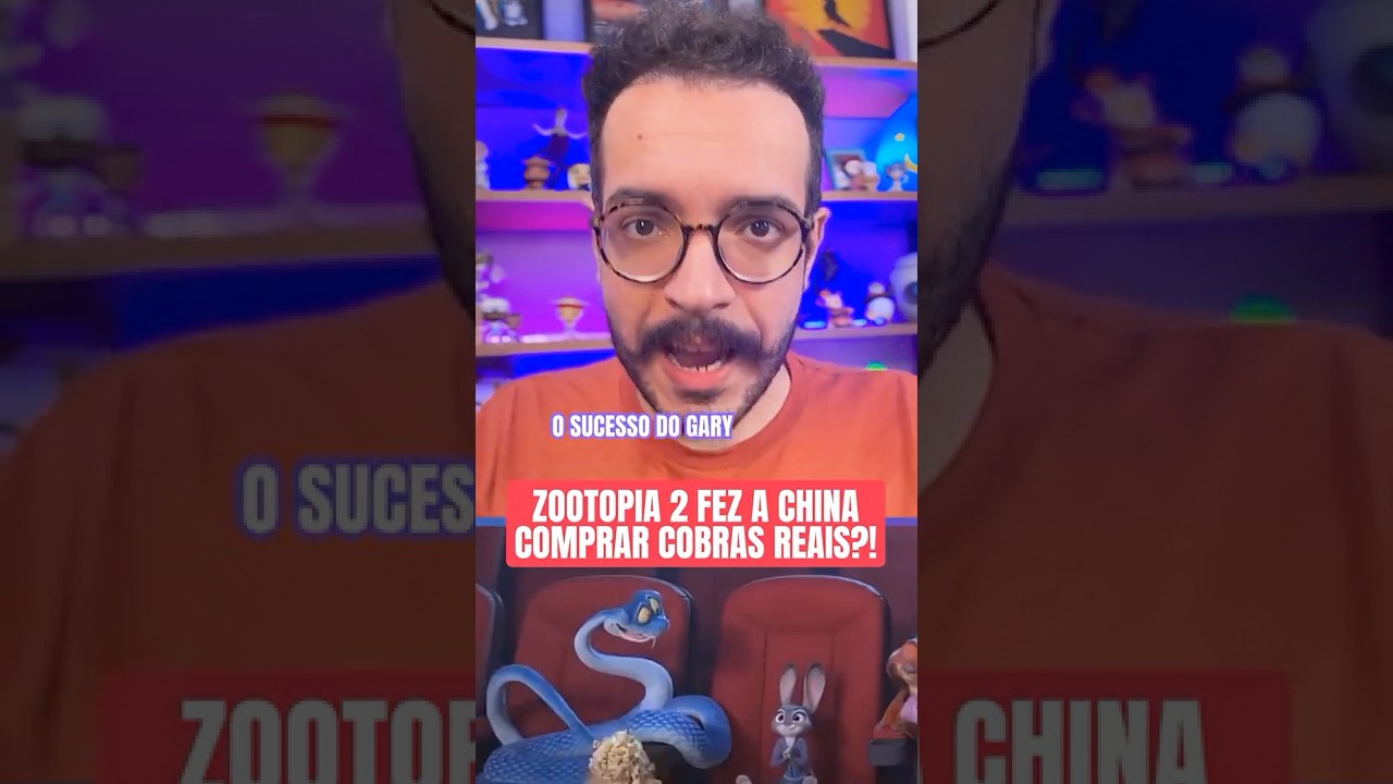 Zootopia 2 fez a China comprar cobras reais!