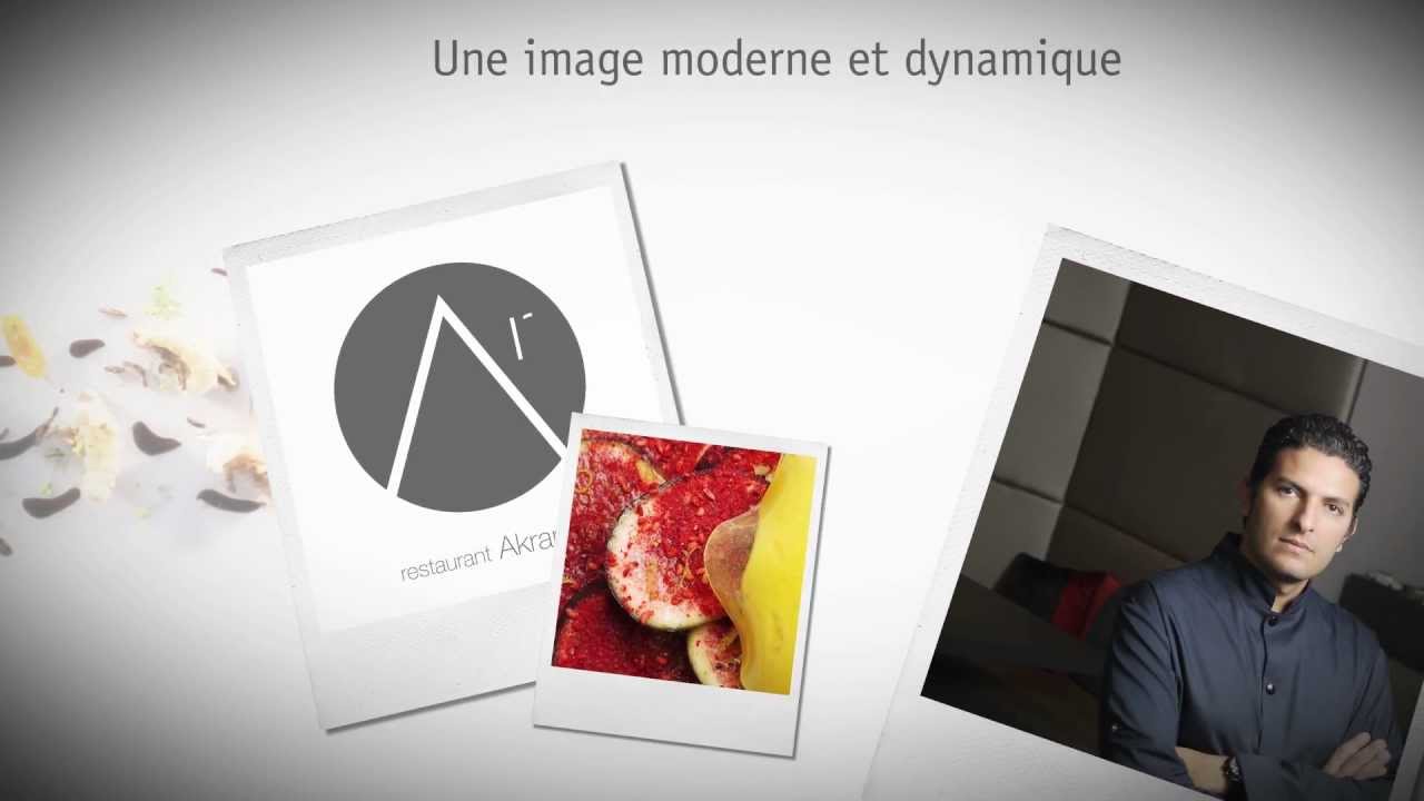 mk multimédia - cas client restaurant Akrame