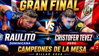 raulito vs cristofer tevez de peru | 10 ball Pan American Billiards 2026 race 7 screenshot 4