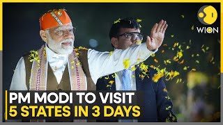 PM Modi to visit Telangana, Tamil Nadu, Odisha & West Bengal in the next 3 days | WION