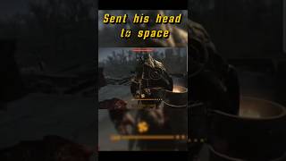 FALLOUT 4: THAT SUPER MUTANT DIDNT SEE THAT COMING🫡 #fallout4 #postapocalyptic