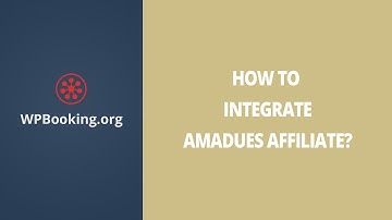 How to integrate Amadues affiliate in WP Booking?