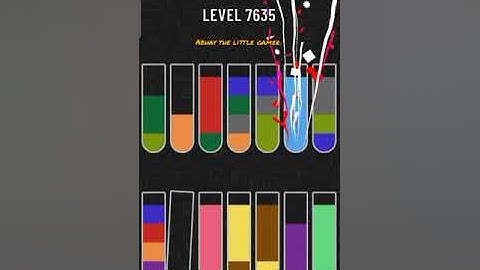Water sort puzzle level 7635