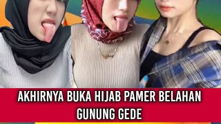 Jilbob Ketat,  Open Hijab Goyang Tiktok Pamer Susu Gede