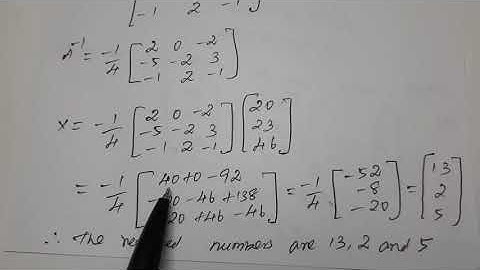 11th Business Maths Chapter 1 Matrices and Determinants - Class 37