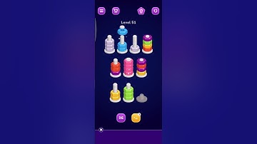 Nut Sort - Level 51 (Gameplay)