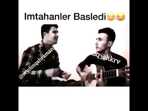 Imtahanlar basladi prikol