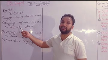 Theory of Automata Lecture 17 (TG