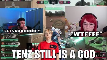 Kyedae & Tarik react to TENZ Insane JETT KNIFE Flick