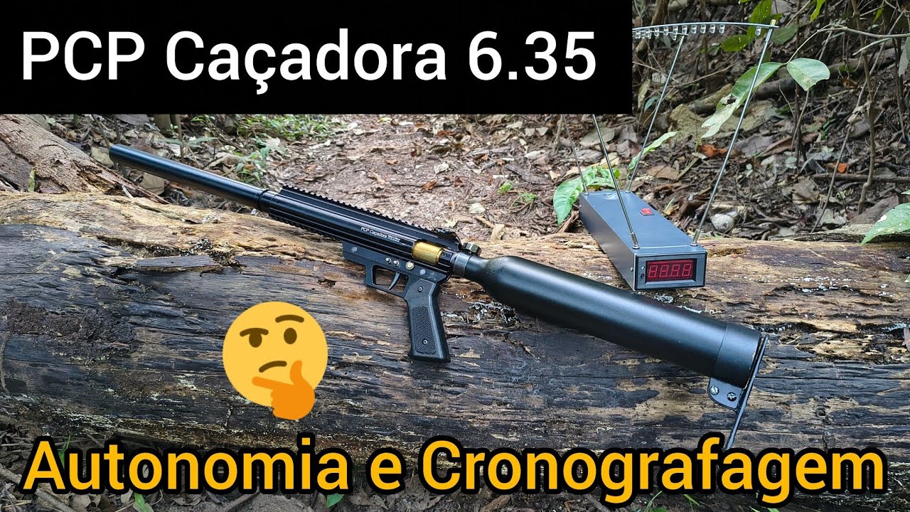 PCP CAÇADORA 6.35 TESTE DE AUTONOMIA! #pcpcaçadora #pcpelite #pcpatx