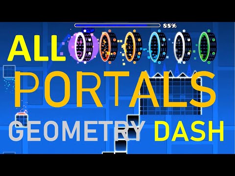 ALL PORTALS REPRESENTED in GEOMETRY DASH - TUTORIAL