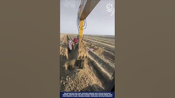 Excavator Soil Grading Machine Innovation for precision agricultural furrowing