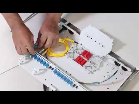 ระบบ fiber optic  Update 2022  วิธีการติดตั้ง ODF-RACK MOUNT FIBER OPTIC \u0026 SPLICER