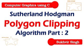 Sutherland Hodgman Polygon Clipping Algorithm : Part 2