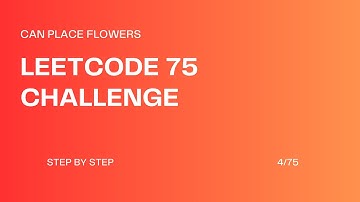 LEETCODE 75 CHALLENGE: EPISODE 4 - CAN PLACE FLOWERS