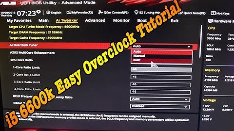i5 6600K 4.6Ghz Easy OverClock Tutorial MoBo Asus Z170 ProGaming Corsair H100i