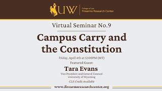 FRC - Virtual Seminar No. 9 “Campus Carry and the Constitution”