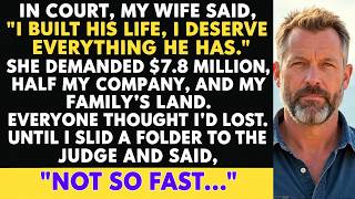 My Wife Demanded $7.8M & My Family's Land In Court—Until I Handed The Judge This One Folder...
