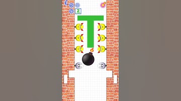 V4# Letter T draw to smash: Logic Puzzle | #shorts #shortsfeed #drawtosmash #gameshorts #2025shorts