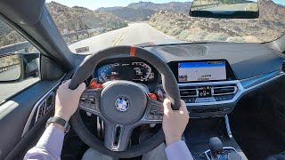 2023 BMW M4 CSL - POV Canyon Blast (Binaural Audio)