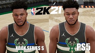 NBA 2K21 - PS5 vs Xbox Series S (Graphics\/Gameplay) Comparison