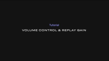 How to control and level playback volume in Audirvāna