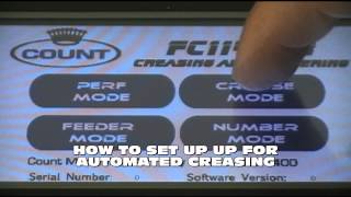 FC114 Air Creasing Features Suction Feed Digital Creasing, Crash Numbering, And Perforating Machine.