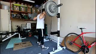 Barbell Squats: 265×5×5 @ 133 lbs by LifeWithVinceLuu 173 views 3 years ago 34 seconds