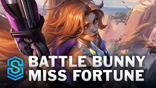Battle Bunny Miss Fortune Skin Spotlight - League of Legends