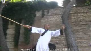 Yang 24 Steps TAIJI GUN 式太极棍  by Master Senna