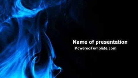 Smoke PowerPoint Template by PoweredTemplate.com