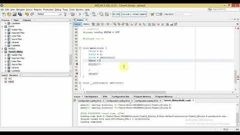 PIC18 Timers- Blink an LED with Timer0