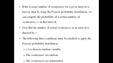 Poisson Probability Distribution : Statistics Homework Help by Classof1.com