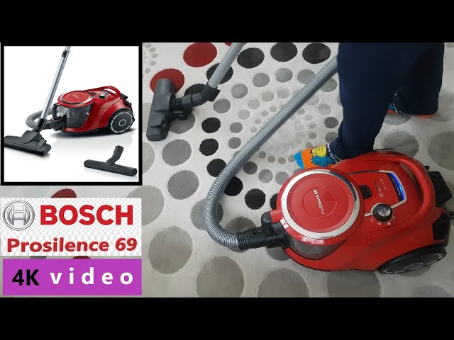 BOSCH Prosilence Serie 6 Vacuum Cleaner Review Bosch Vacuum Cleaner  Prosilence 69 - YouTube