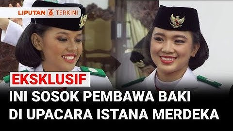 Bianca Alessia dan Aliah Sakira, Pembawa Baki di Upacara 17 Agustus di Istana Merdeka | Liputan 6