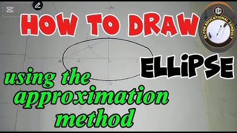 2024 WAEC TD PQ SOLUTION: How to draw ellipse using the approximation method