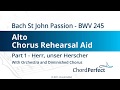 Miniature de la vidéo de la chanson Johannes-Passion, Bwv 245: Teil I. No. 1 Chorus „Herr, Unser Herrscher“