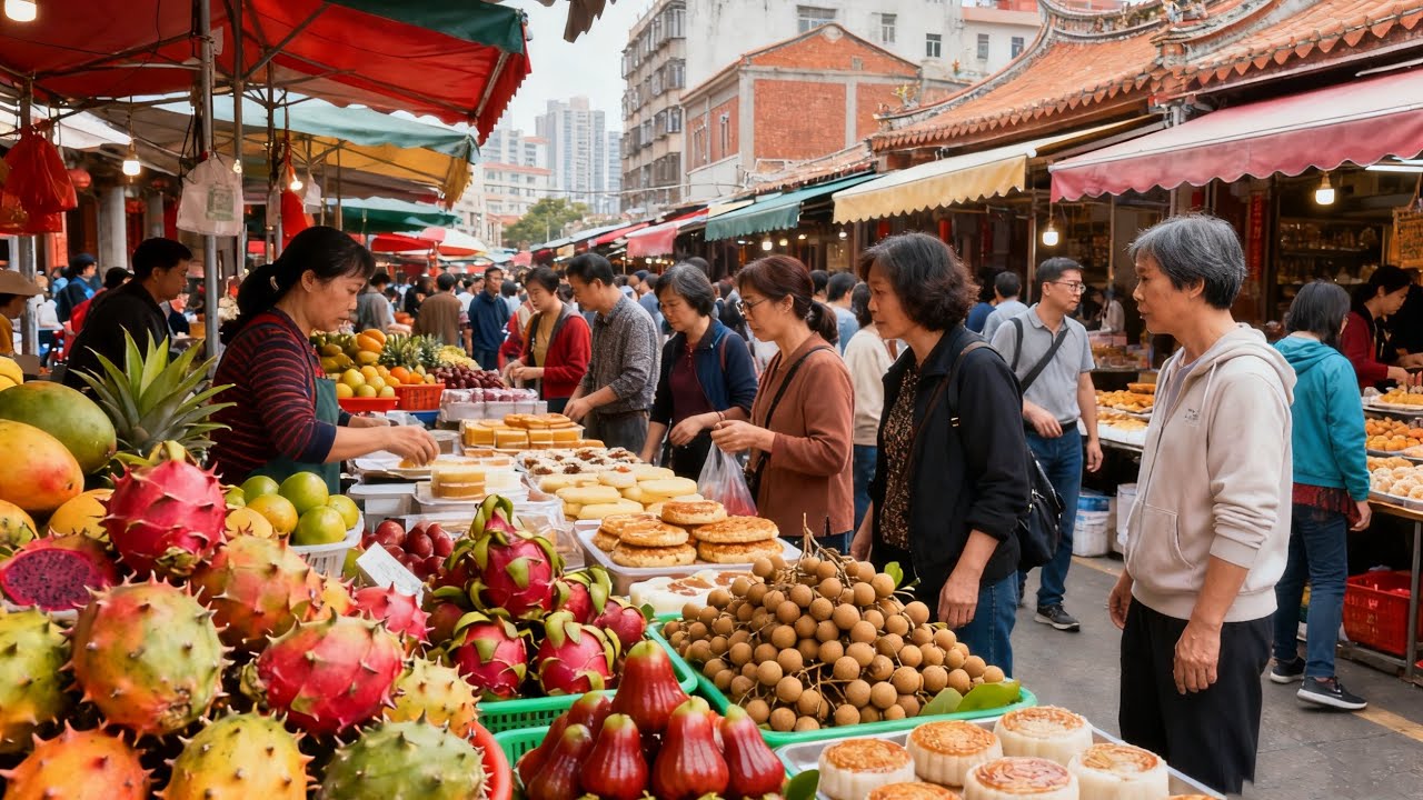 Сямынь, главный продовольственный рынок Китая, аутентичные южнофуцзяньские вкусы и кладезь