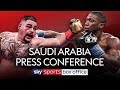 LIVE PRESS CONFERENCE! Andy Ruiz Jr vs Anthony Joshua 2 | In Saudi Arabia