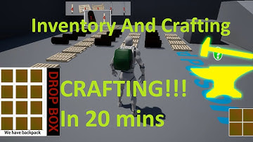 UE4 Inventory And Crafting / Crafting