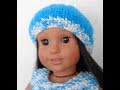 Slouchy beret. Knitting pattern for a beret for an 18 inch doll American Girl, Our Generation