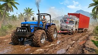 Gameplay Farming Tractor 3D Modern Farm Tractor Driving GamesNew Tractor Gamesandroid - screenshot 4