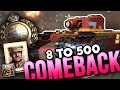 8-500 COMEBACK!? [4v4] [UKF] [Hill 400] — Full Match of Company of Heroes 2
